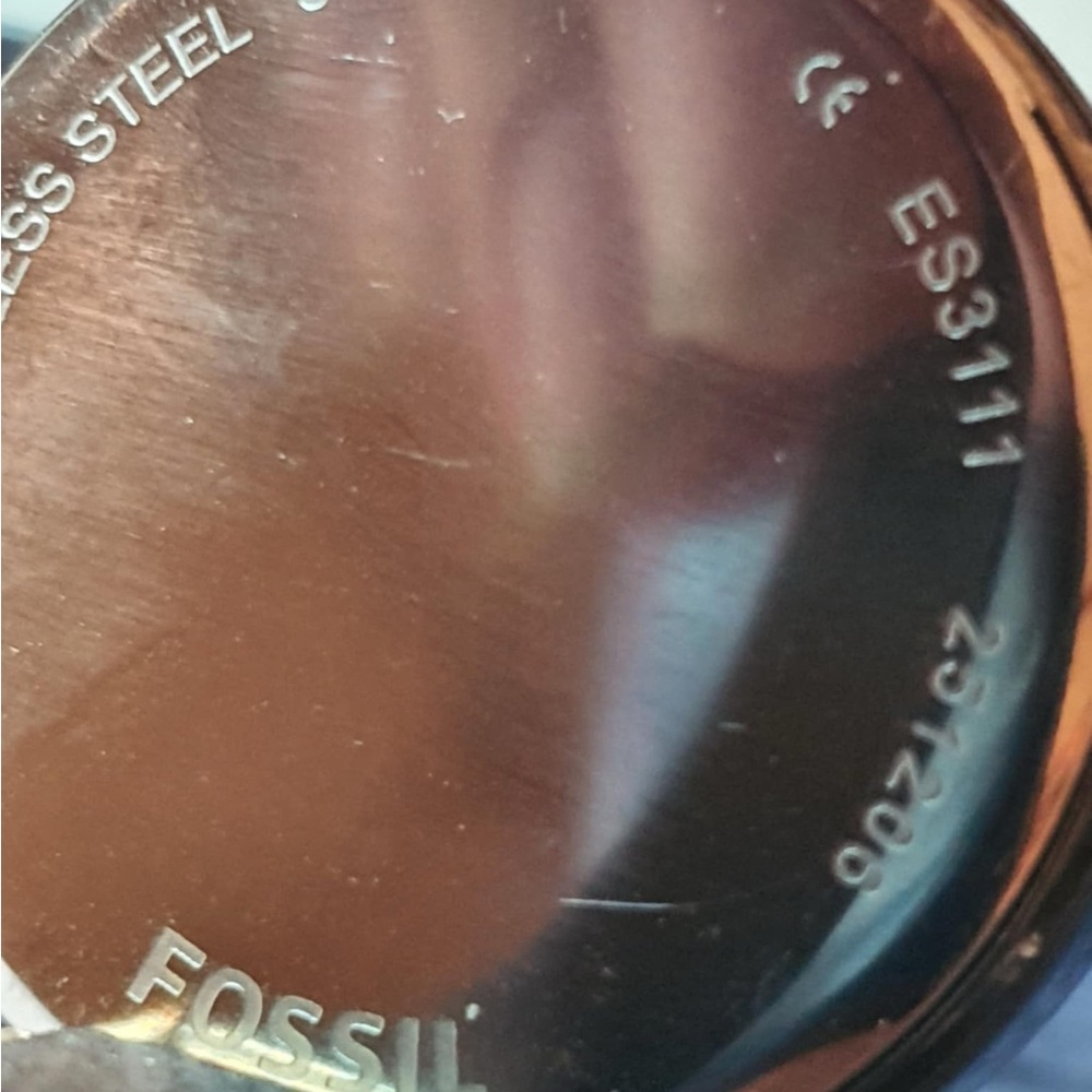 Fossil Georgia Gunmetal/Goldtone Women's Watch - Picture 4 of 4